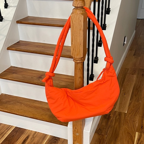 Ölend Handbags - NWOT...Olend's Mila Bag. Vibrant Orange Knotted Shoulder Bag .